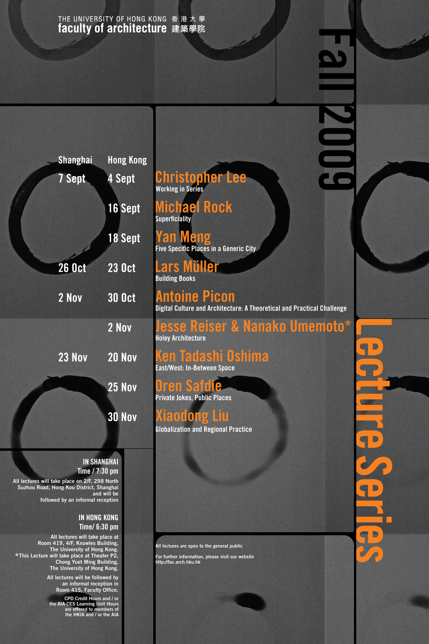 Lecture Series Fall / 2009 / poster
