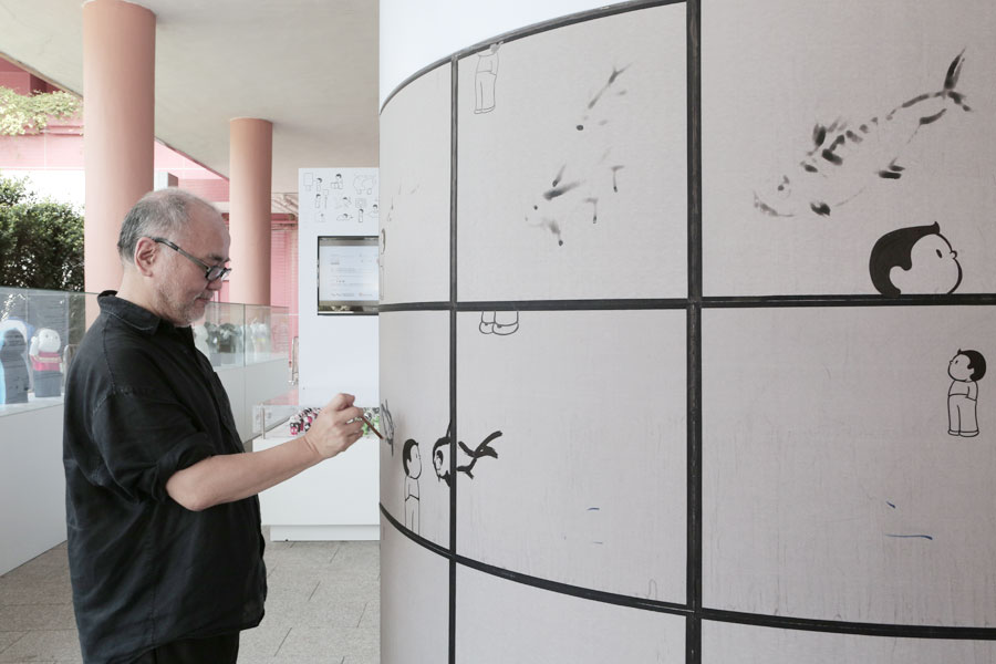 installation at hong kong cultural centre